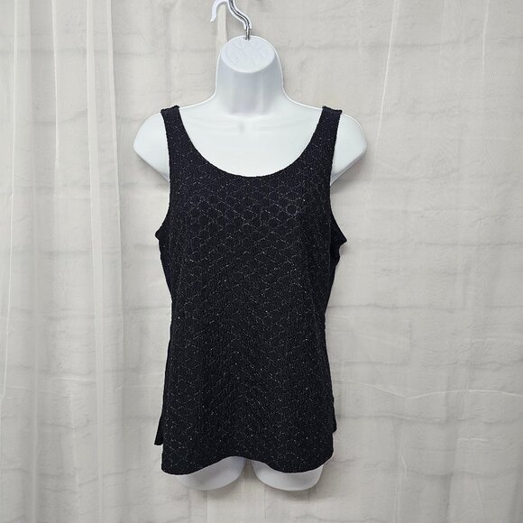 The Limited Y2K Tank Top Navy Blue Metallic Fairy Goth Boho S - Picture 1 of 11